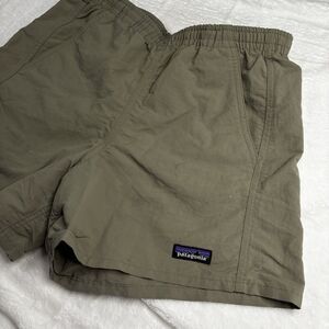 Patagonia Women's Baggies Shorts 4" XS Dark Khaki 57059 SP22 Tan Nylon